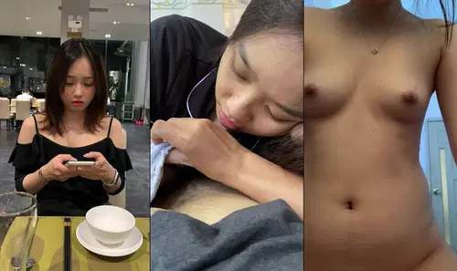 Trần Quỳnh Trang anh tụt quần xuống rồi em vẫn làm nũng chẳng chịu bú
